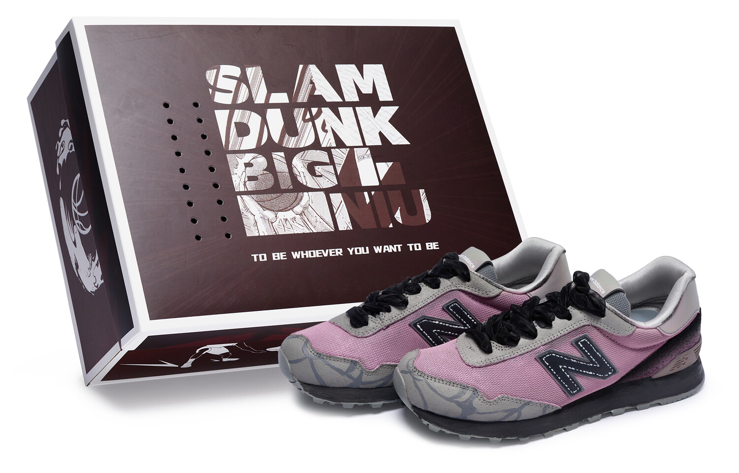 

Кроссовки женские NB 515 с низким верхом, цвет сажа, порошок New Balance