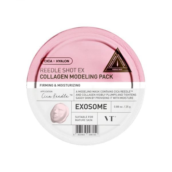 

VT Cosmetics, Reedle Shot EX Collagen Modeling Pack, моделирующая маска из водорослей с коллагеном, 25 г