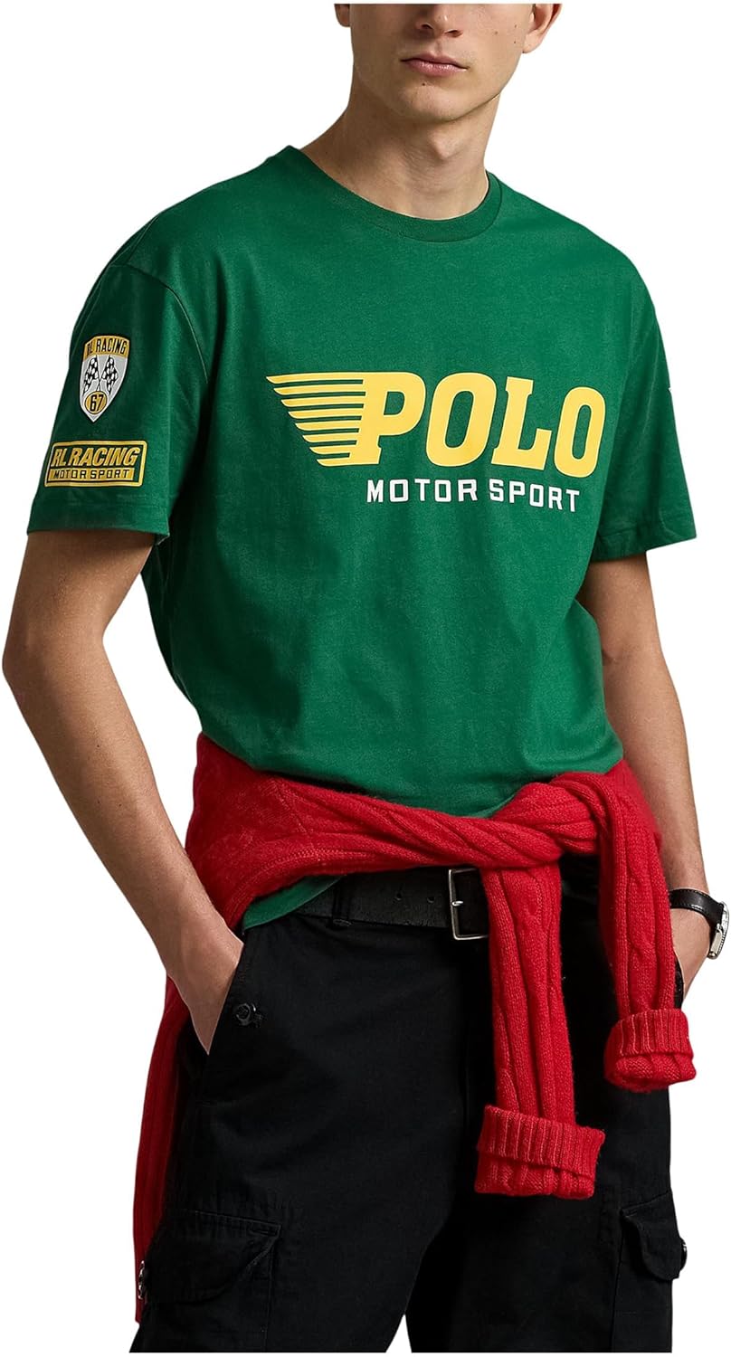 

Мужская футболка POLO RALPH LAUREN классического кроя с графическим принтом из джерси, Tennis Green, Зеленый, Мужская футболка POLO RALPH LAUREN классического кроя с графическим принтом из джерси, Tennis Green