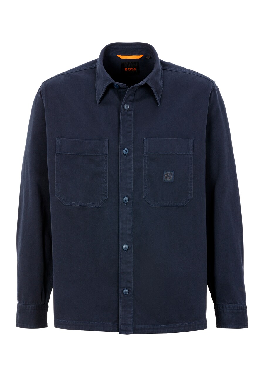 

Рубашка на пуговицах классического кроя BOSS Orange, Dark blue