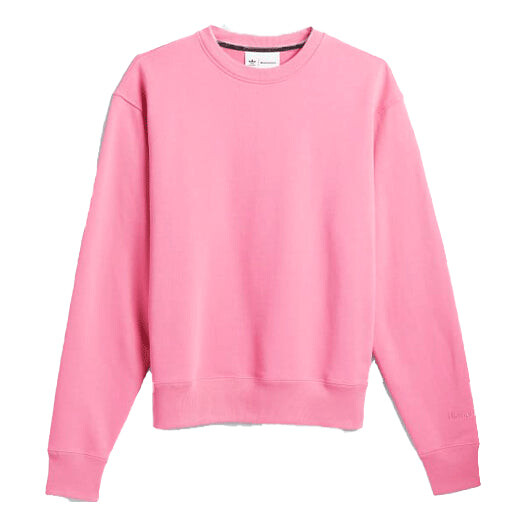 

Толстовка Adidas originals x Pharrell Williams Crossover Solid Color Loose Sports Round Neck Pullover Pink, розовый