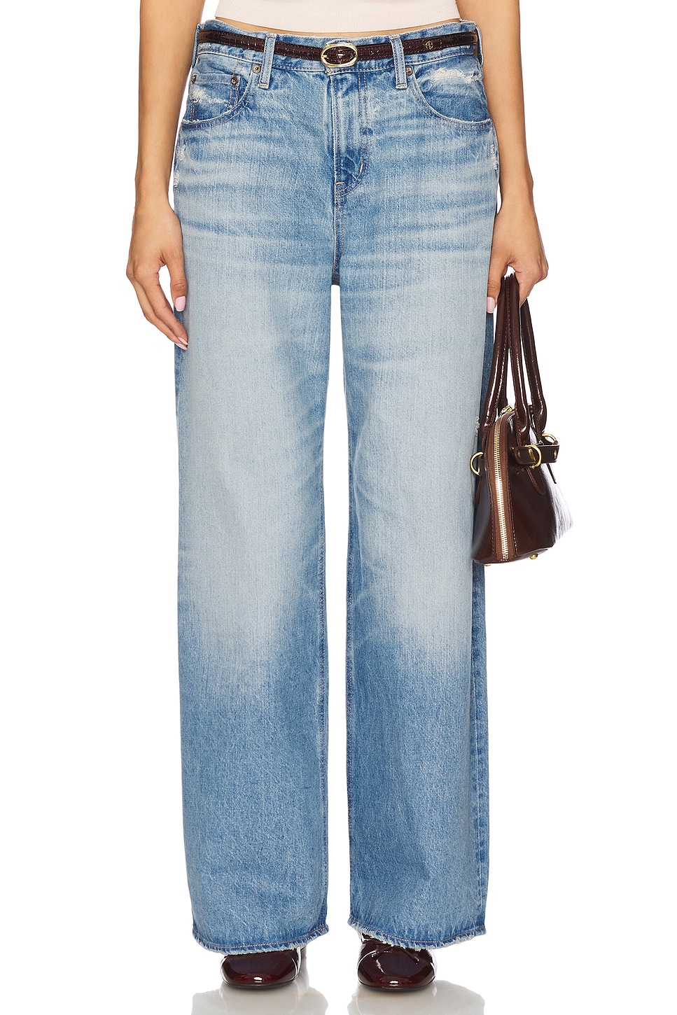 

Широкие брюки Lowell Moussy Vintage, light blue