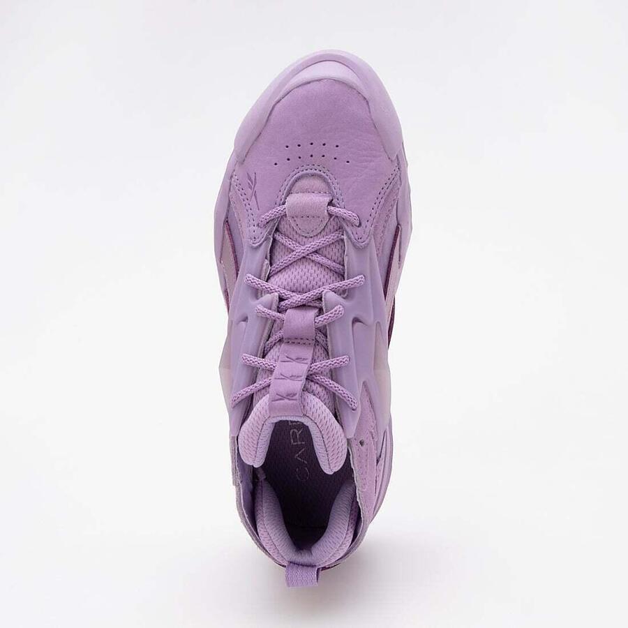 Кроссовки Reebok X Cardi B Club C V2, фиолетовые, женские — фото 2