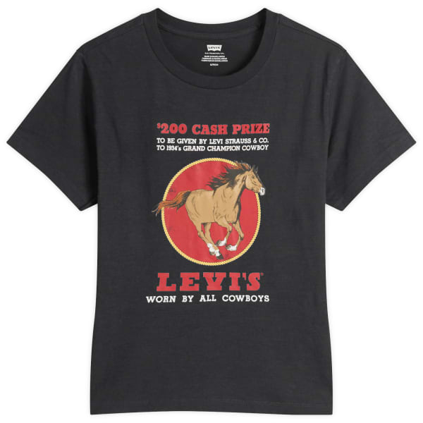 

Футболка с принтом лошади Levi'S, черный