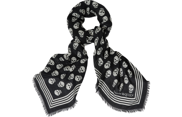 

Alexander McQueen Шарф с черепами