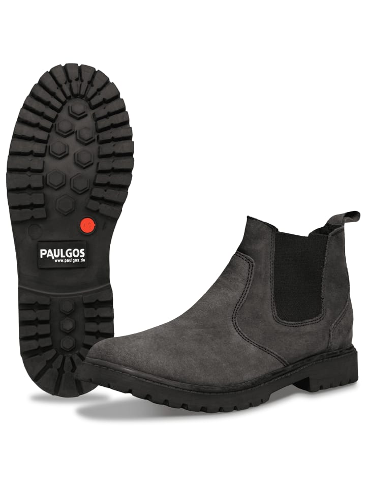 

PAULGOS Мужские ботинки челси, ботильоны, туфли темно-серого цвета