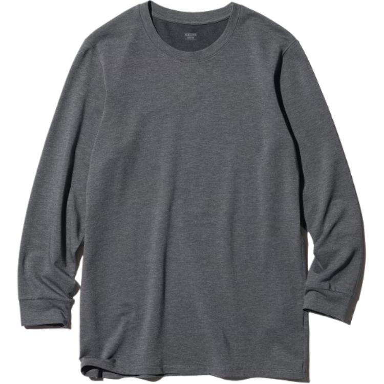 

Футболка мужская темно-серая UNIQLO, темно-серый