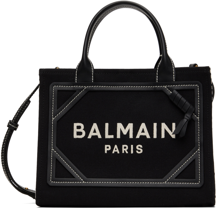 

Сумка-шоппер B-Army черного и белого цвета Balmain