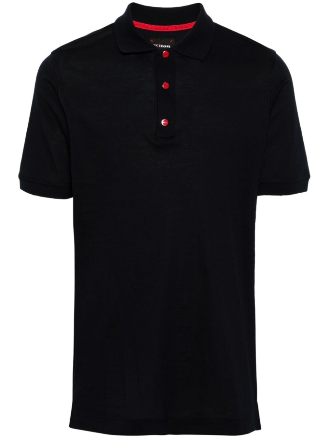 

Kiton рубашка поло из ткани пике, синий