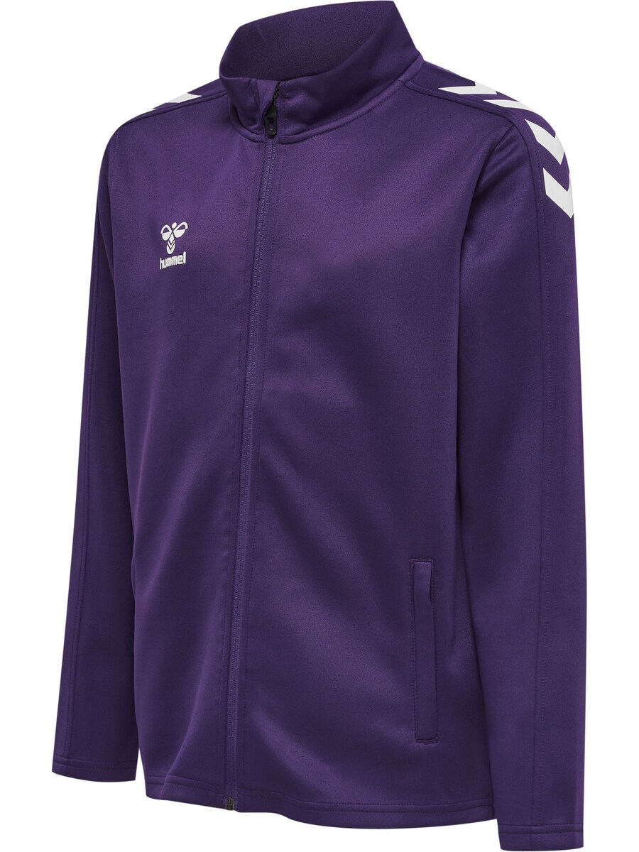 Свитер с капюшоном на молнии Hummel Athletic Zip-Up Hoodie Core Xk Poly, темно-фиолетовый — фото 2