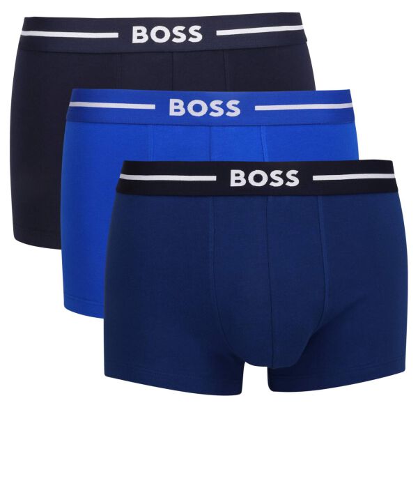 

Боксеры синие Boss, 3 штуки