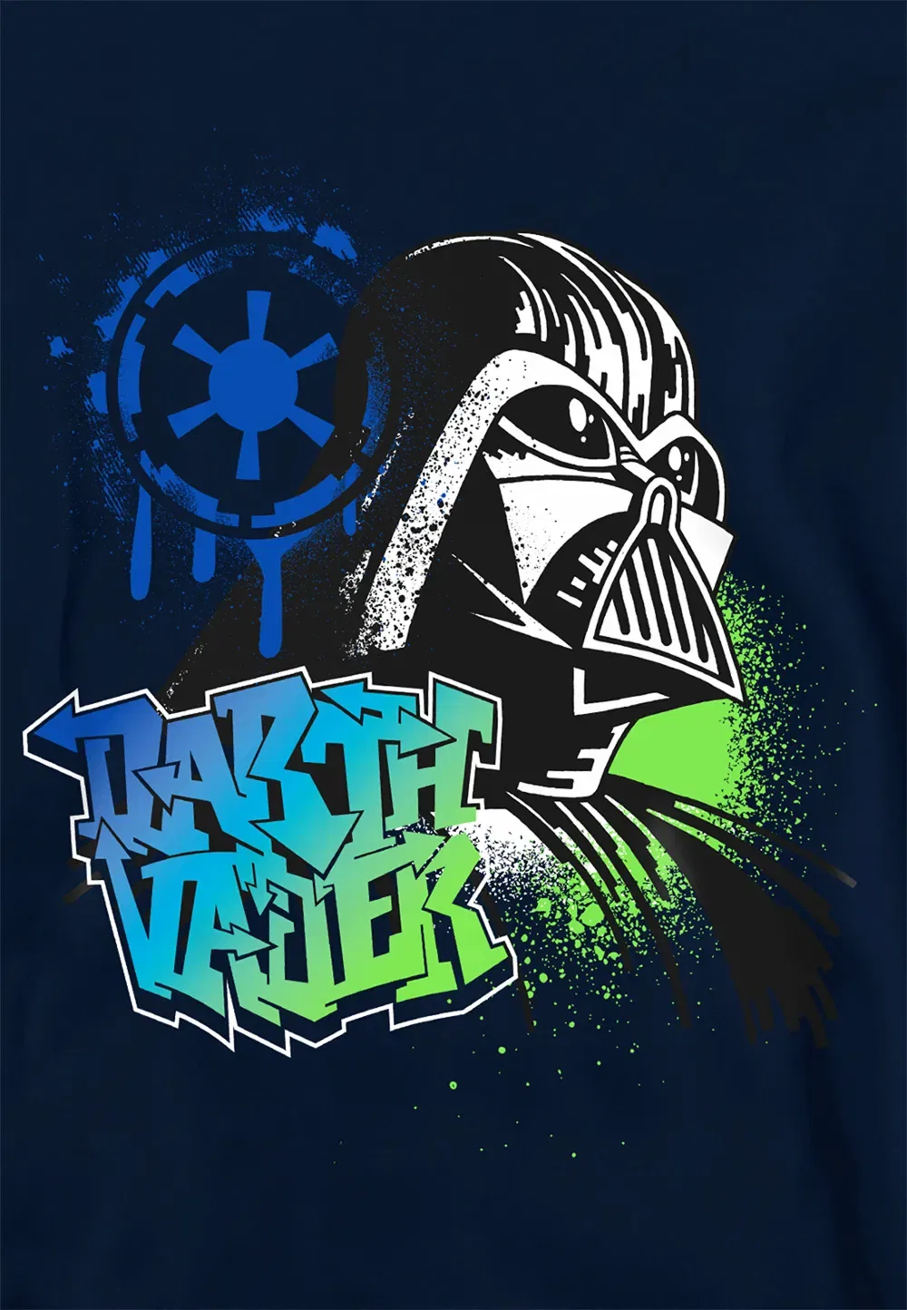 Детская худи Star Wars Darth Vader, Disney, темно-синий — фото 2