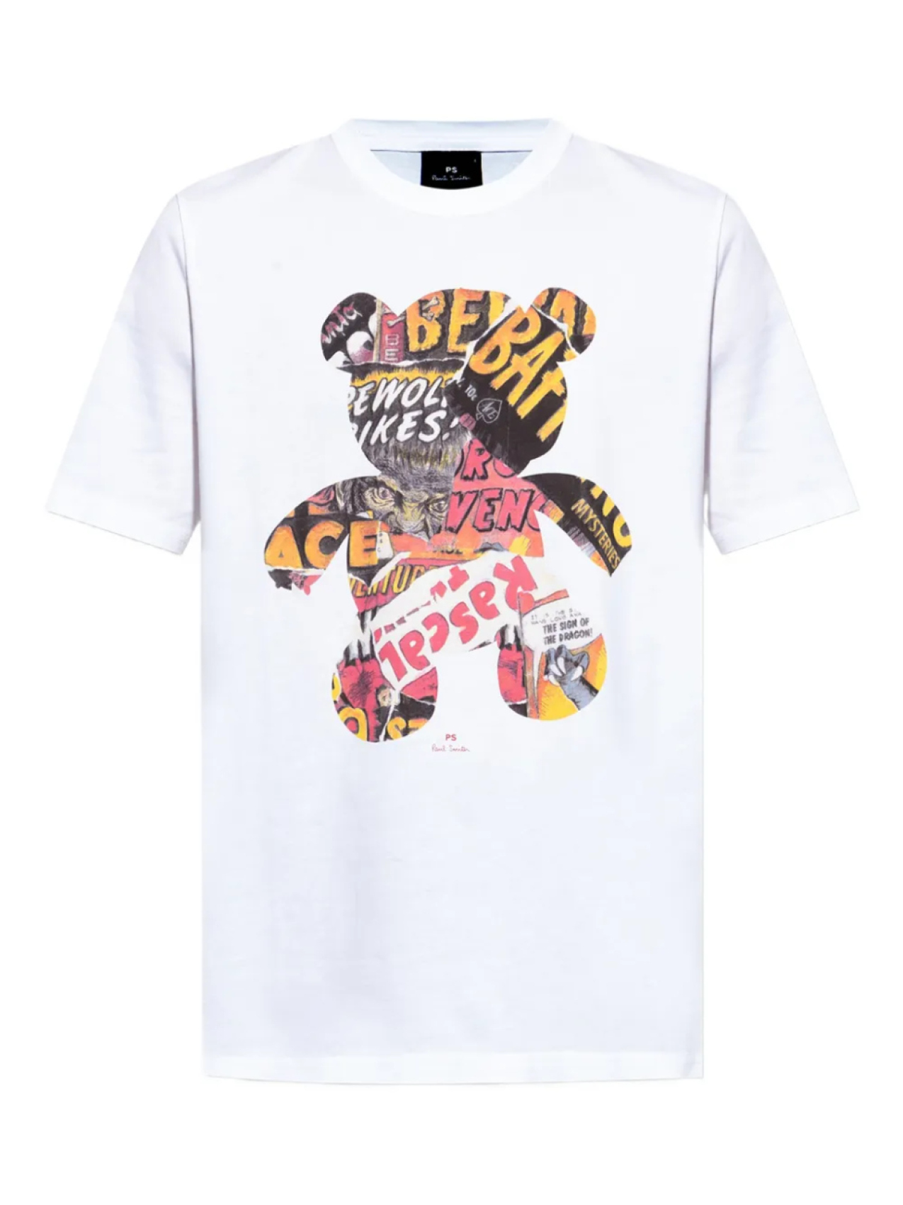 

Футболка с рисунком медведя PS Paul Smith, белый