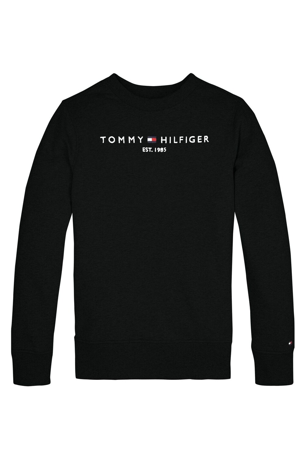 

Эссенциальный черный свитшот Tommy Hilfiger, черный