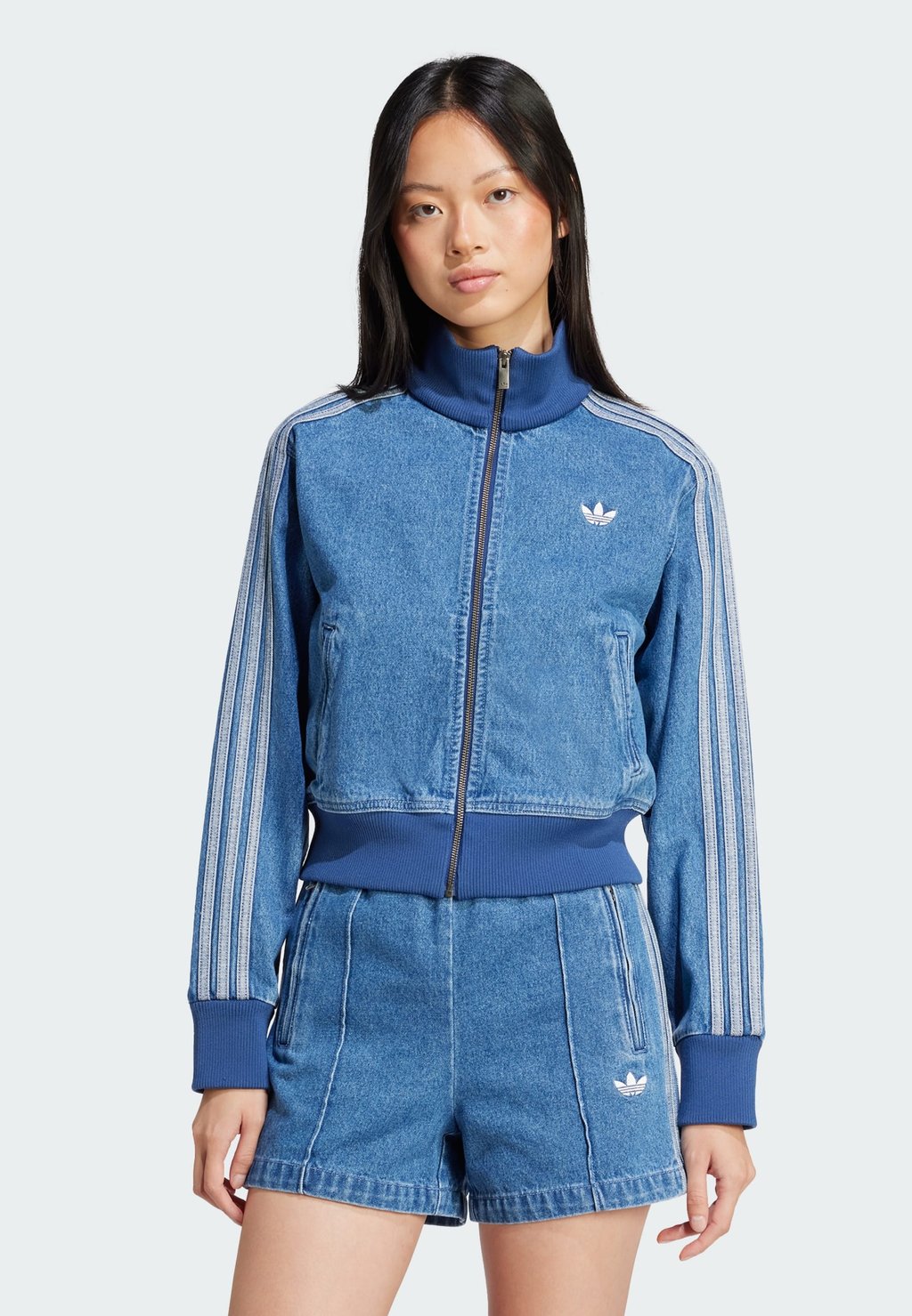 

Блейзер ADICOLOR DENIM TRACK Adidas Originals, темно-синий