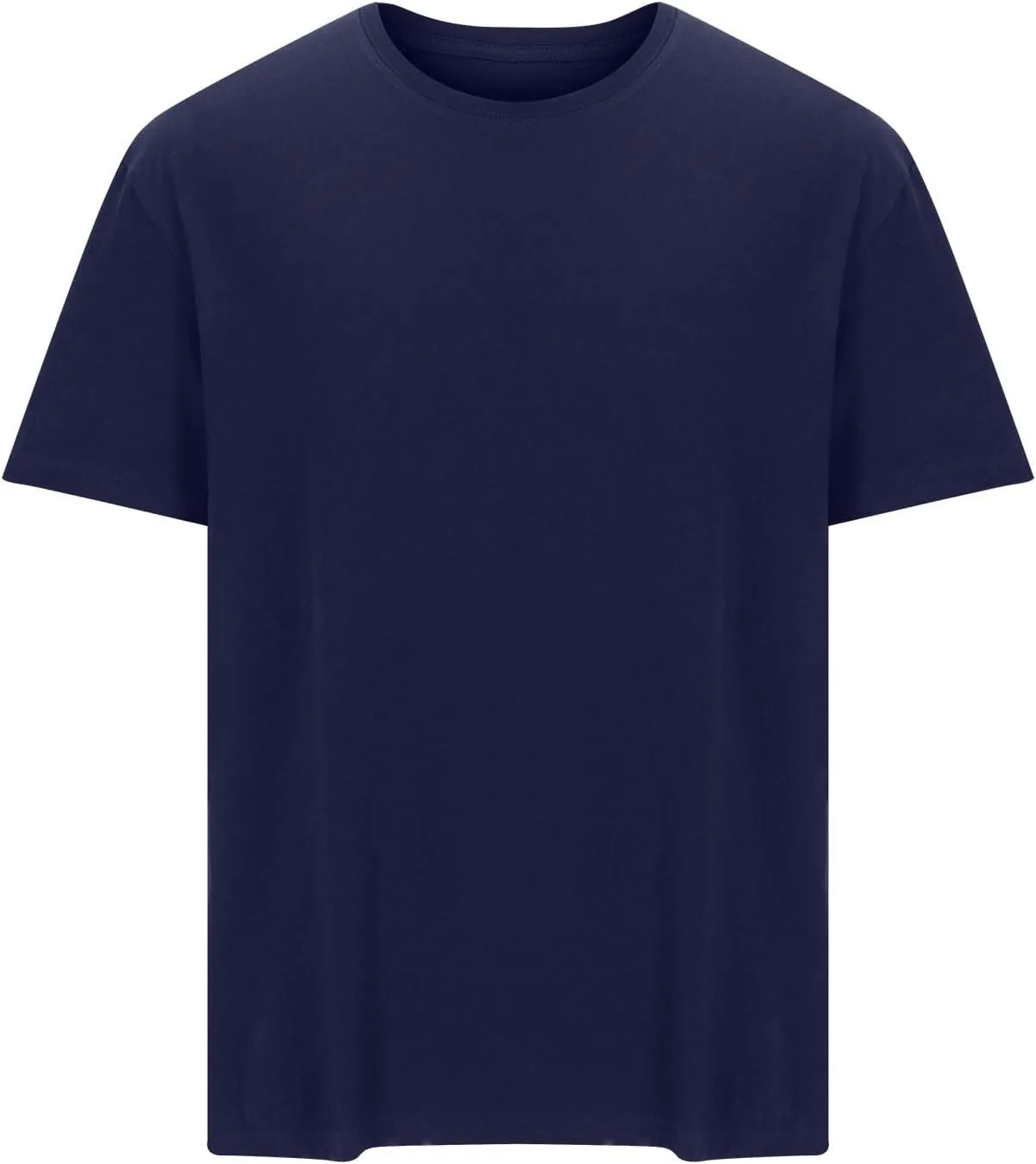 

Мужская хлопковая футболка Big and Tall с коротким рукавом, Casual Basic Tee, свободный крой, для лета, бега и активного отдыха