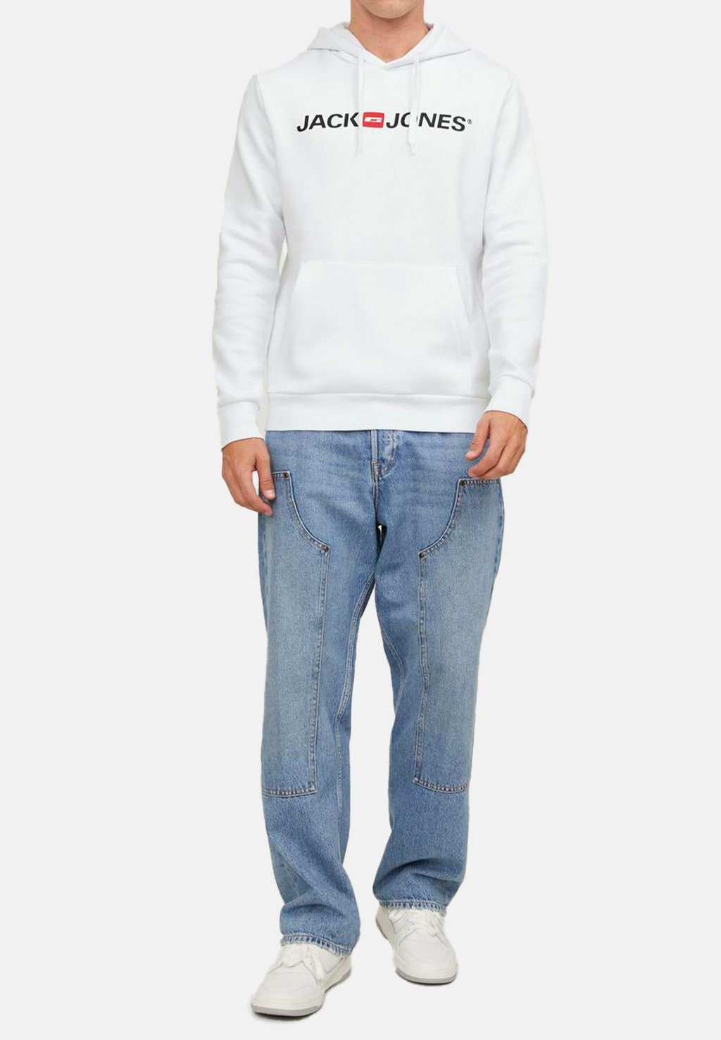

Толстовка 2ER PACK CORP con cappuccio Jack & Jones, цвет Dunkelblau Weiß