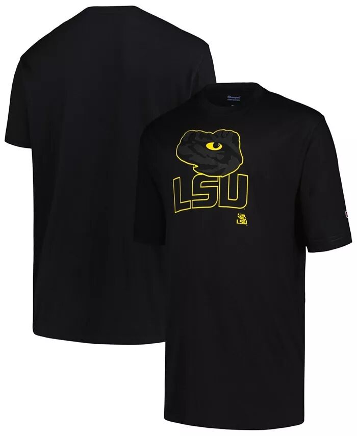 

Мужская черная футболка LSU Tigers Big Tall Pop Profile