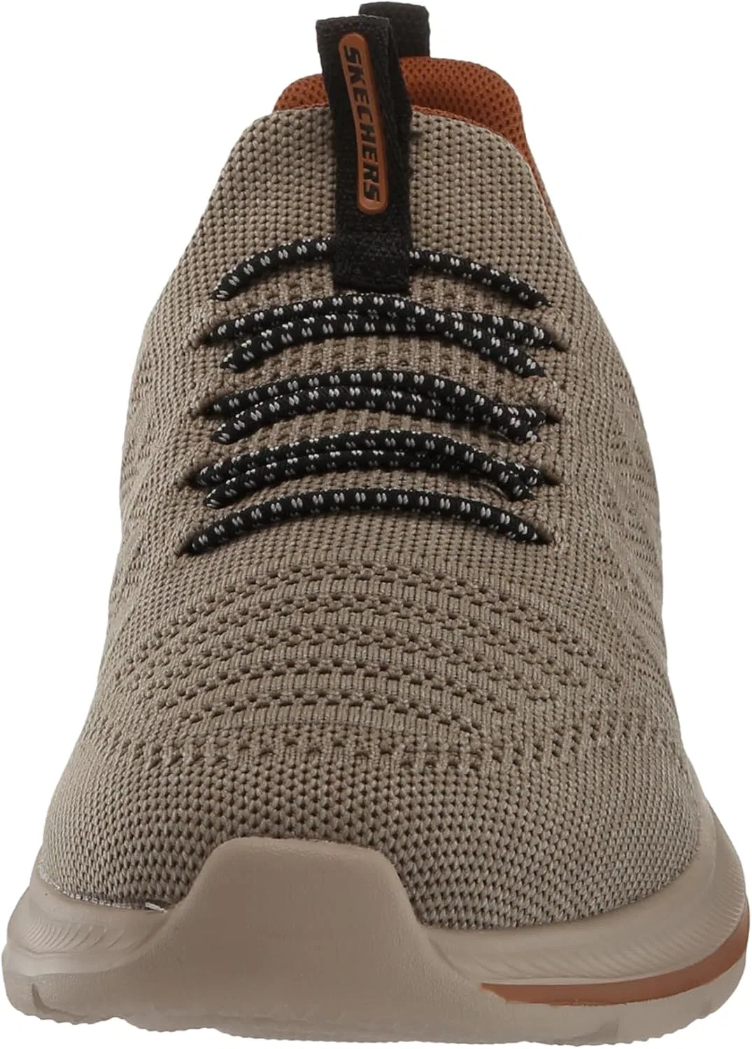 Мужские лоферы Skechers USA Yarn Crispin Bungee Lace Slip-On, Beige — фото 2
