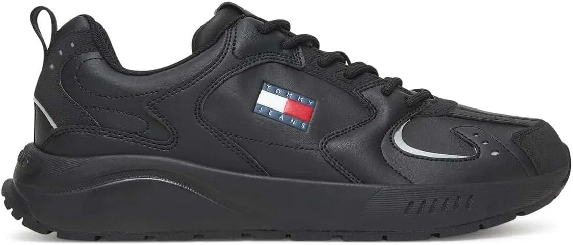 Кроссовки Tommy Jeans Herren Runner с логотипом, Black (Black)