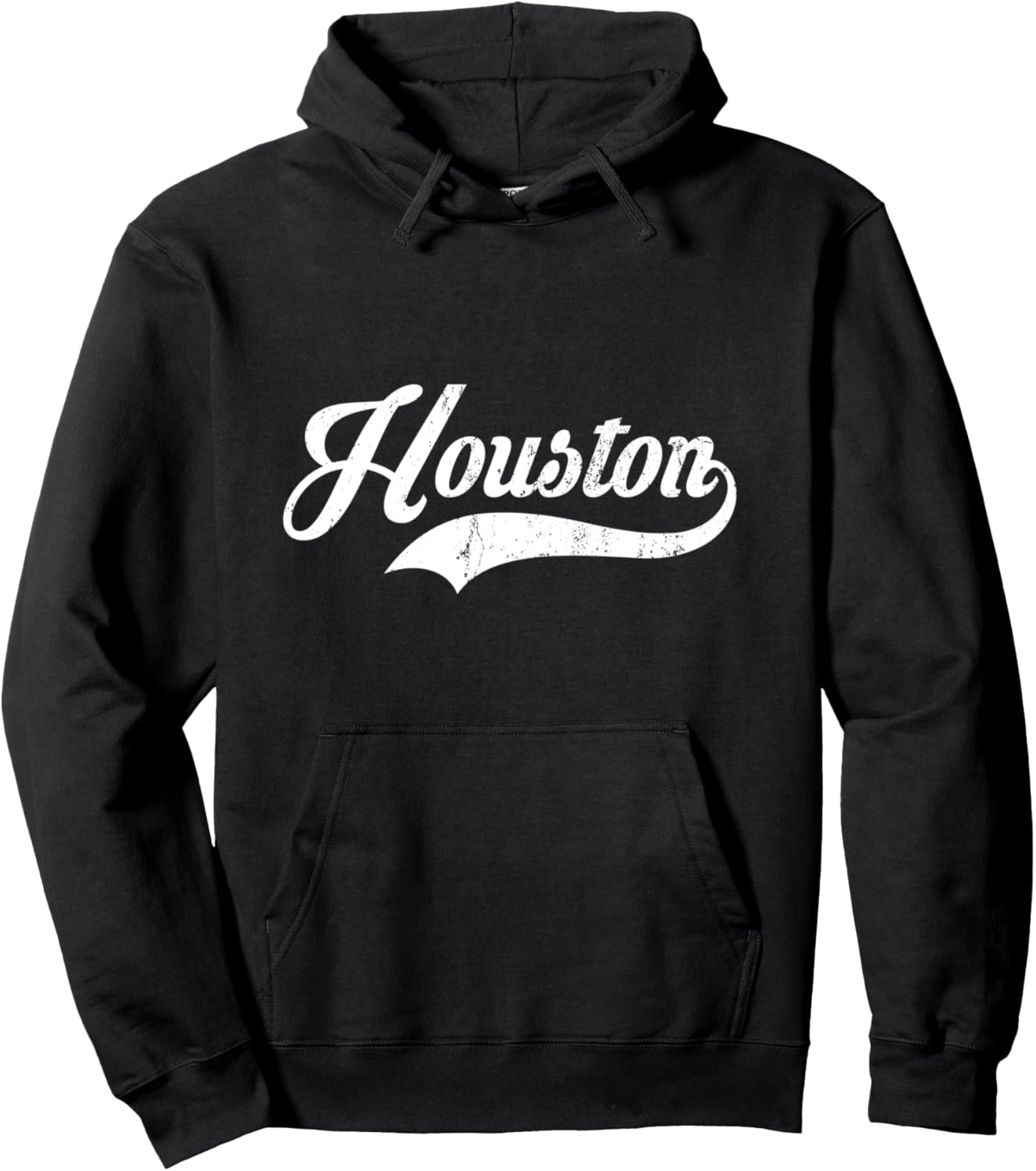 

Худи в винтажном ретро-стиле, город Хьюстон, штат Техас, черный Houston Usa Vintage Cities & Towns