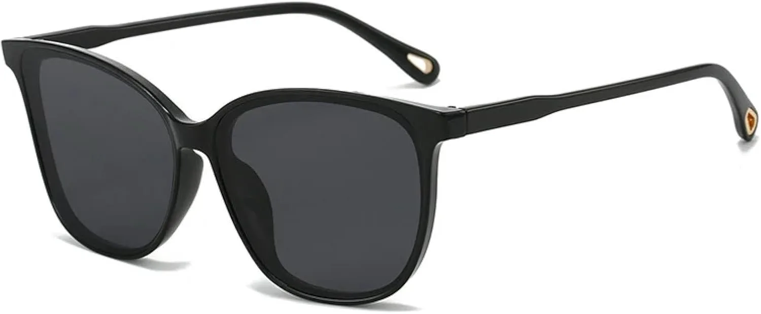 

Солнцезащитные очки с защитой от УФ-излучения UV400 для женщин и мужчин | Градиентные зеркальные линзы | для занятий спортом на открытом воздухе DSVIGF, Black Gray