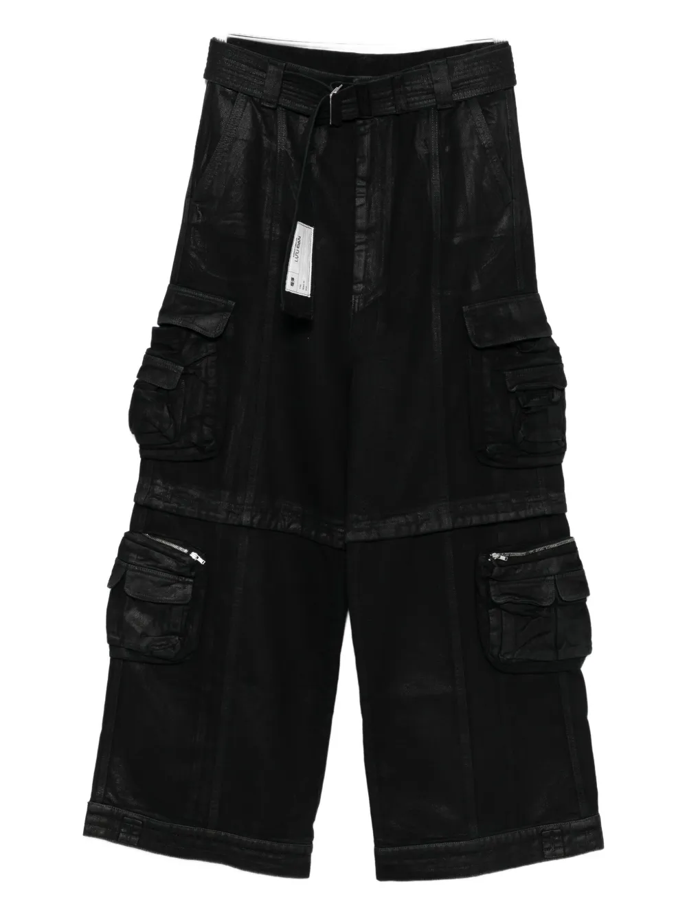 

Джинсы-карго с покрытием Lựu Đạn, черный