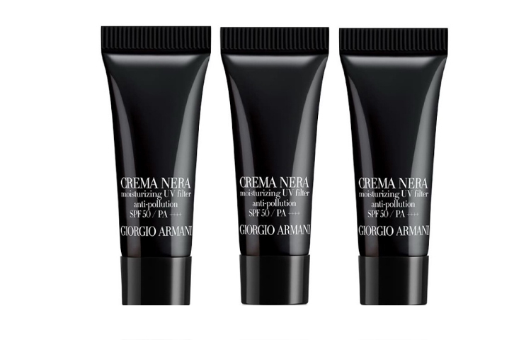 GIORGIO ARMANI Набор пробников ARMANI Black Key Primer Ultimate Radiance солнцезащитный крем и праймер-крем долговременный маскирующий 5 мл — фото 3