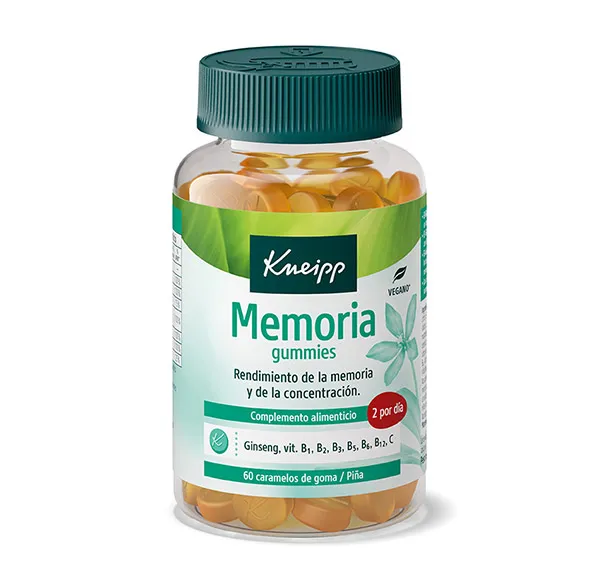 

Жевательные конфеты для улучшения памяти Memoria Kneipp, 60 UD