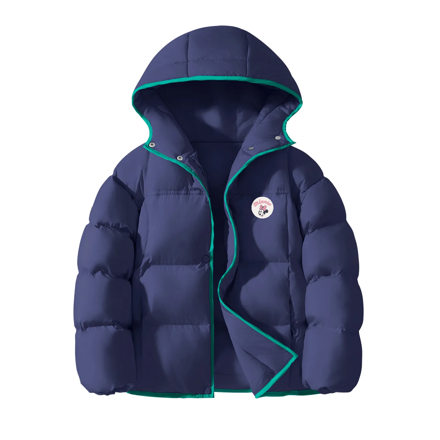 Детская утепленная куртка с подкладкой Disney, [Thickened Thermal]Dini Round Hook-and-Loop K Navy Blue