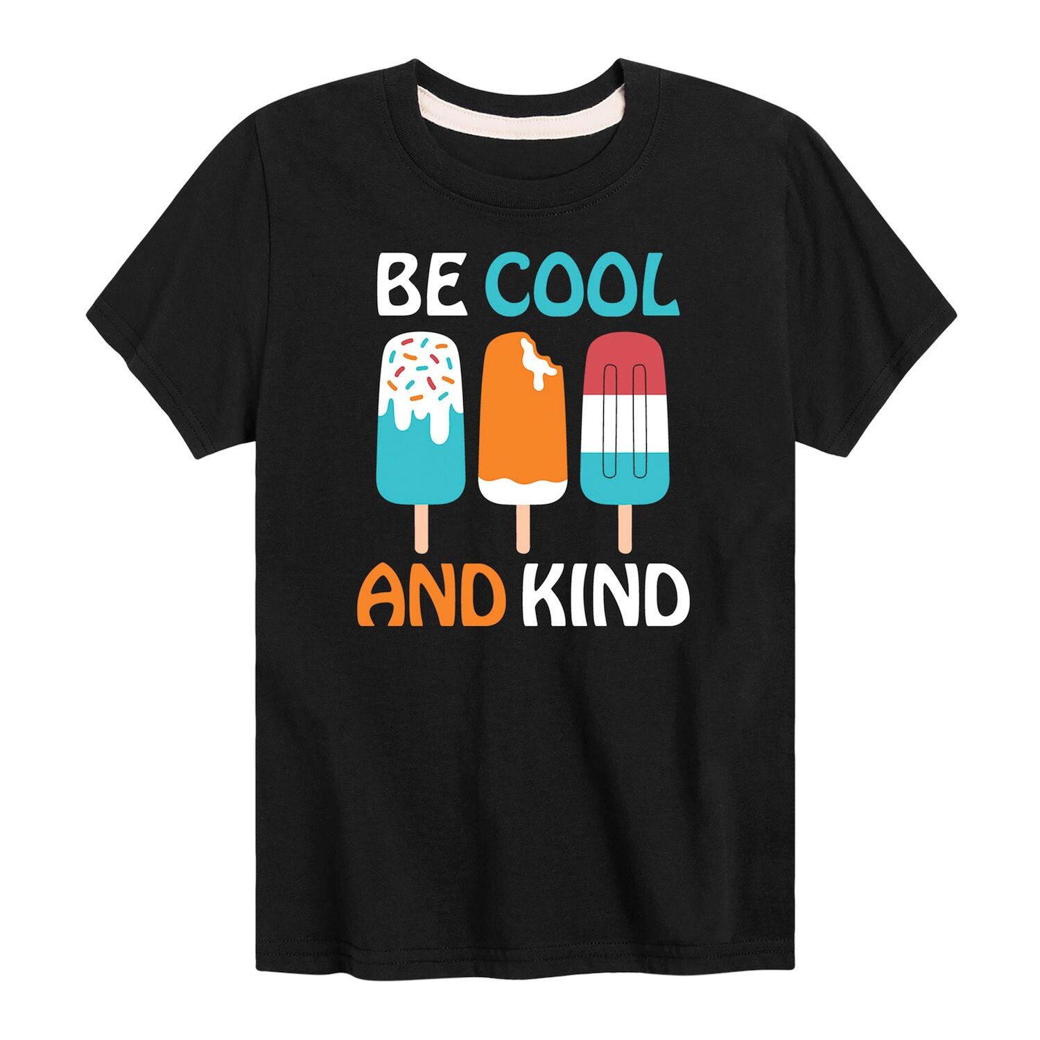 

Футболка Be Cool And Kind с рисунком мороженого для мальчиков 8–20 лет Licensed Character