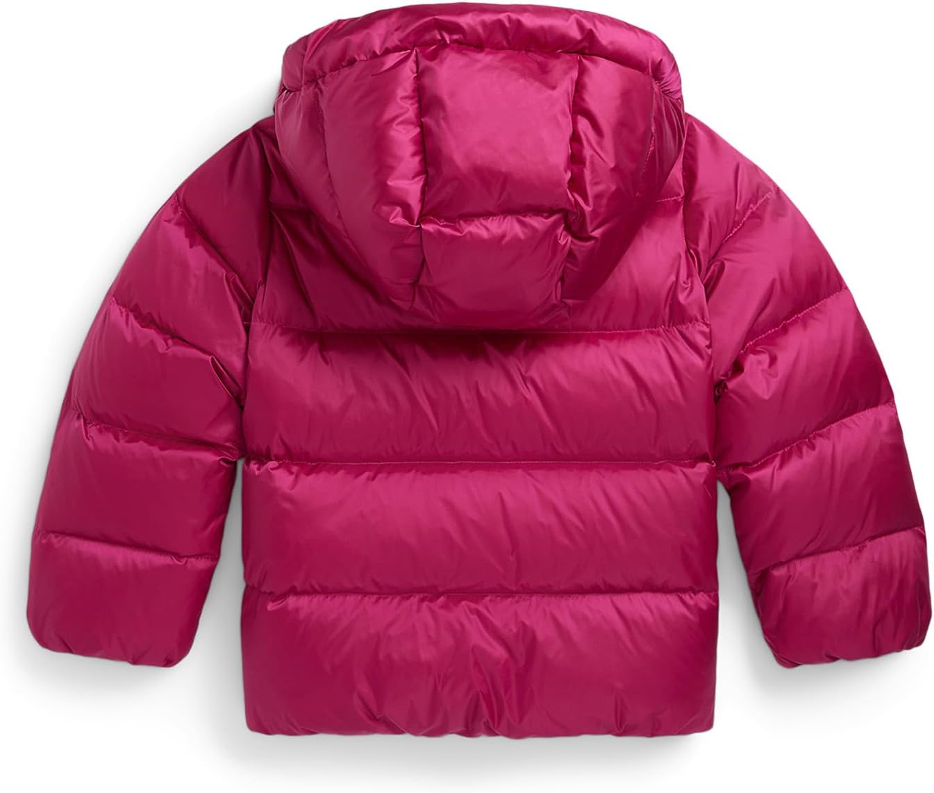 

Куртка Polo Ralph Lauren Kids Metallic Down Hooded Jacket, цвет Preppy Pink