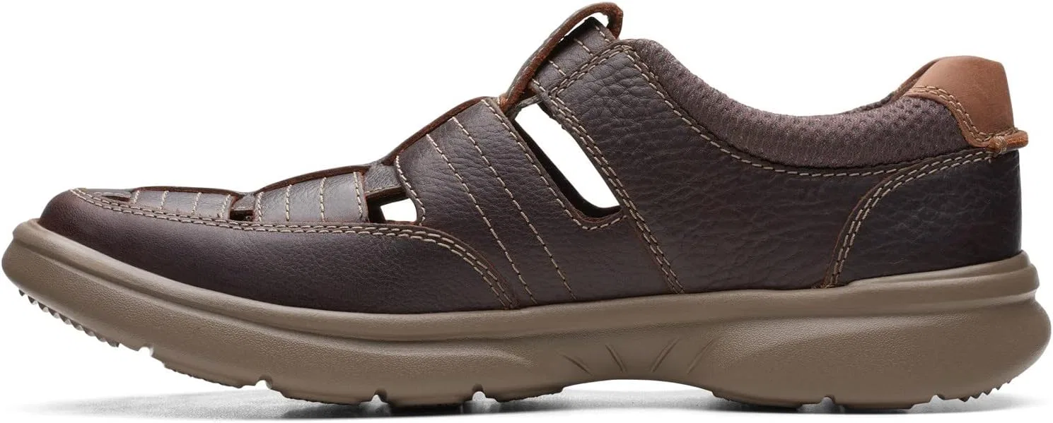 Мужские туфли Clarks Bradley Cove, Brown Drum Leather. — фото 4