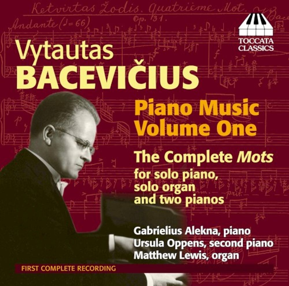 

Диск CD Bacevicius: Complete Mots For Solo Piano, Solo Organ & Two Pianos - Vytautas Bacevicius, Gabrielius Alekna, Ursula Oppens, Matthew Lewis