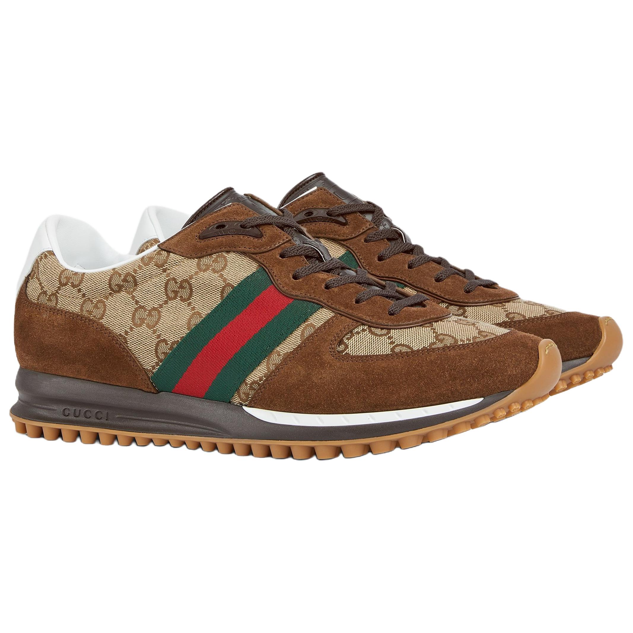 GUCCI Кроссовки Re Motion Low top Casual мужские brown — фото 4