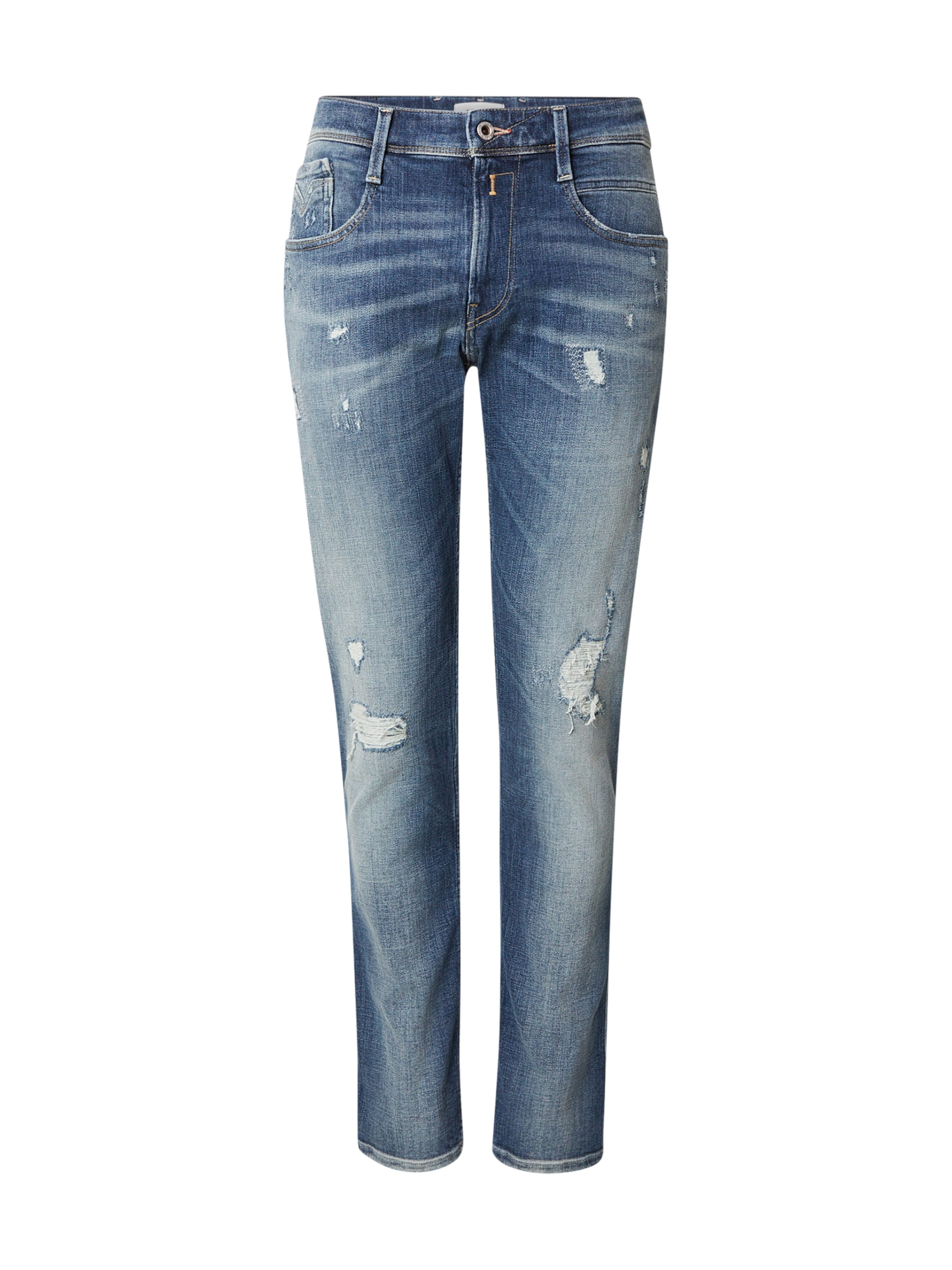 

REPLAY Джинсы 'ANBASS' в синем дениме, slim fit