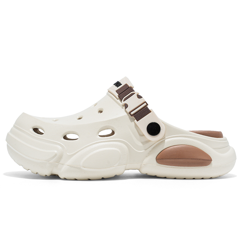 

NANJIREN Клоги мужские бежево-коричневые, цвет Beige Brown
