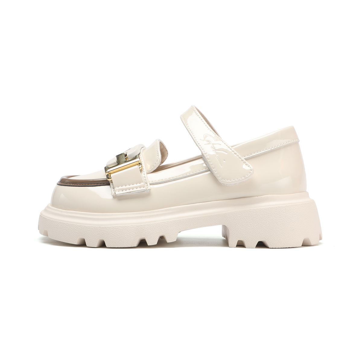 

Дышащие легкие детские кожаные туфли для детей Satchi, бежевый