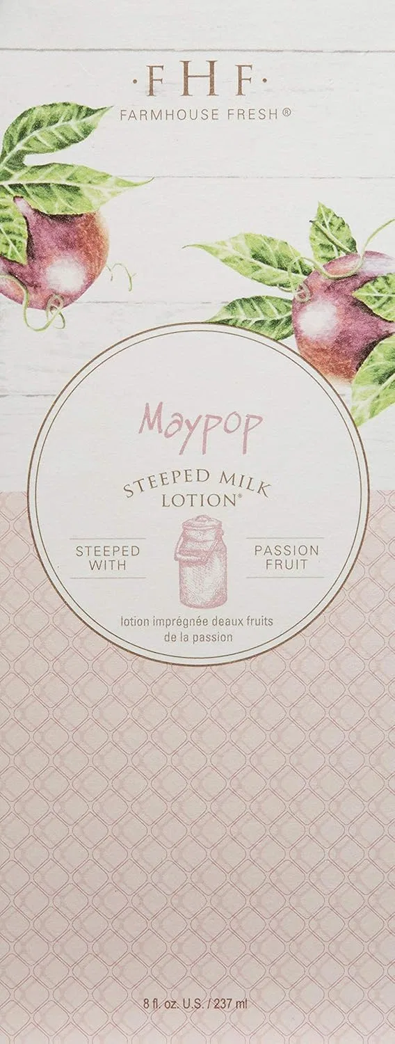 Лосьон для тела Maypop Steeped Milk Lotion Passion Fruit, FarmHouse Fresh, 8 fl. oz — фото 2