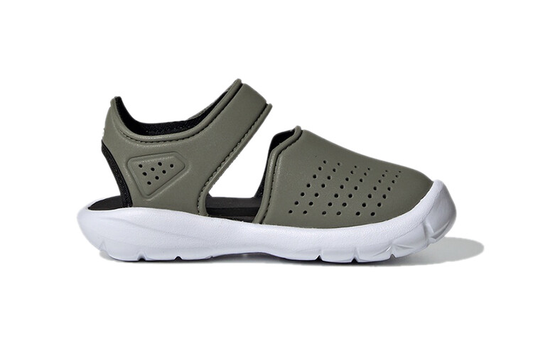Кроссовки adidas Fortaswim Toddler Shoes TD Low-top Green/white — фото 2