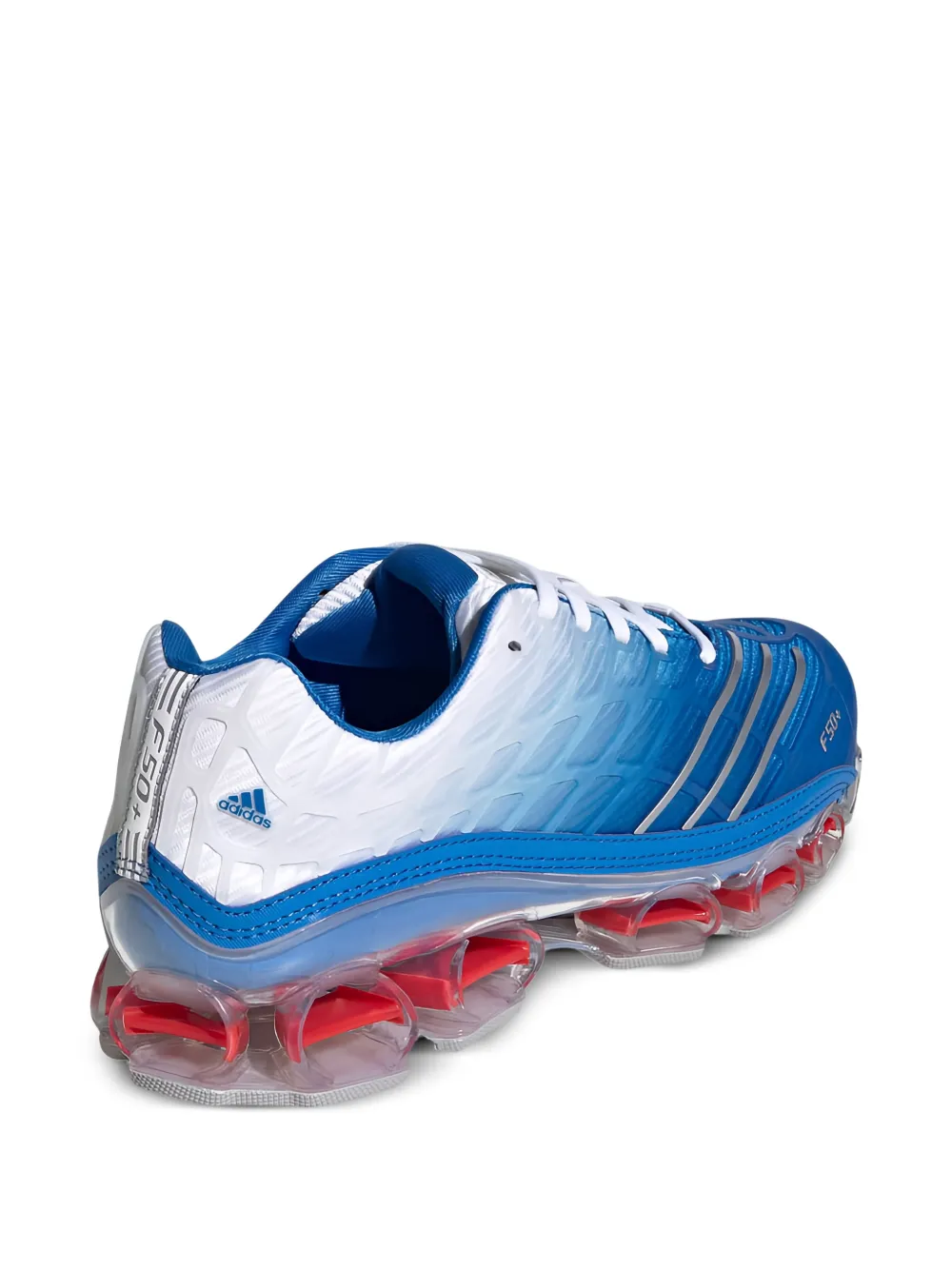 Полосатые кроссовки Megaride F50 Adidas, синий — фото 2