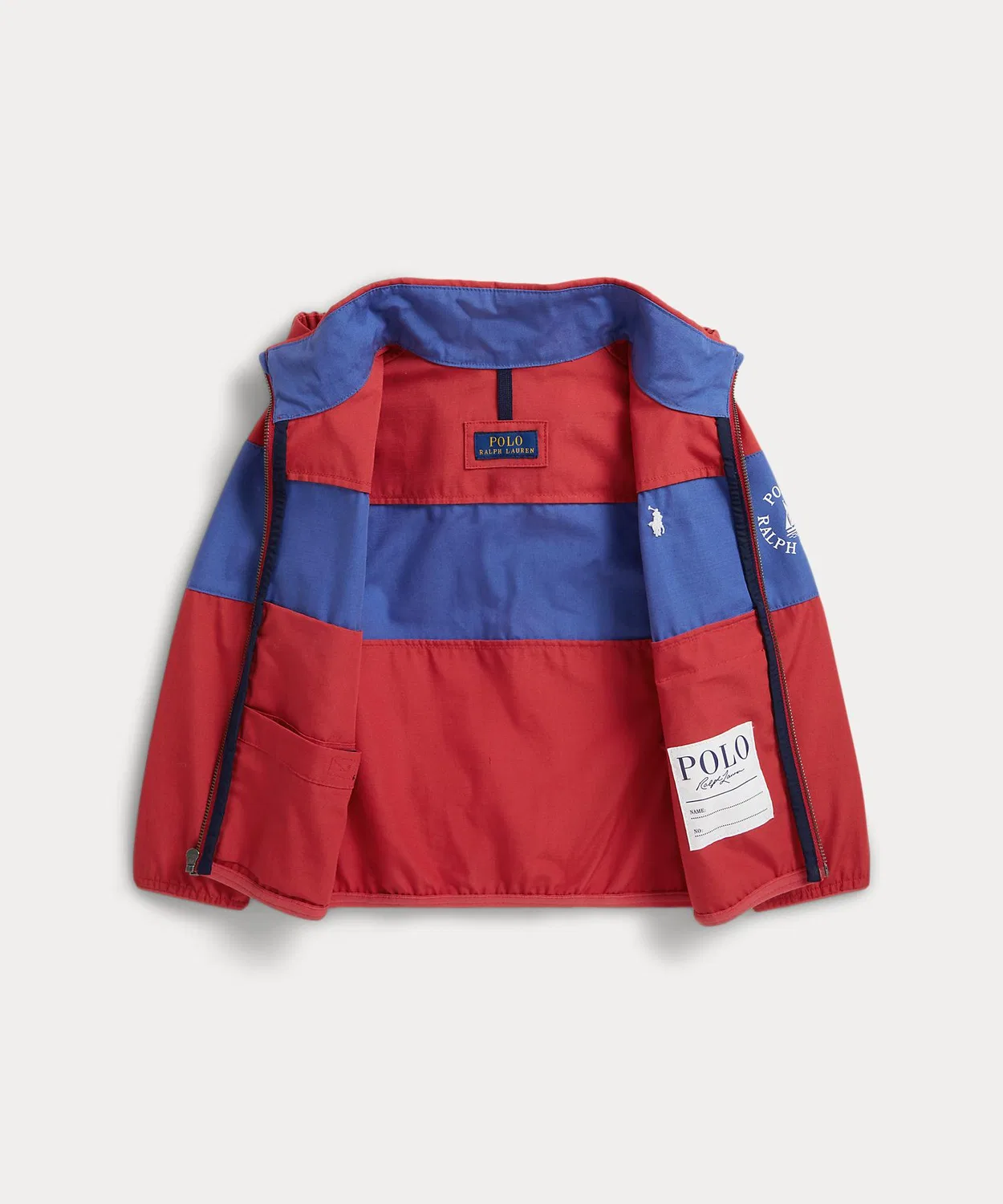 Куртка утепленная складная Polo Ralph Lauren с капюшоном, мультиколор — фото 4