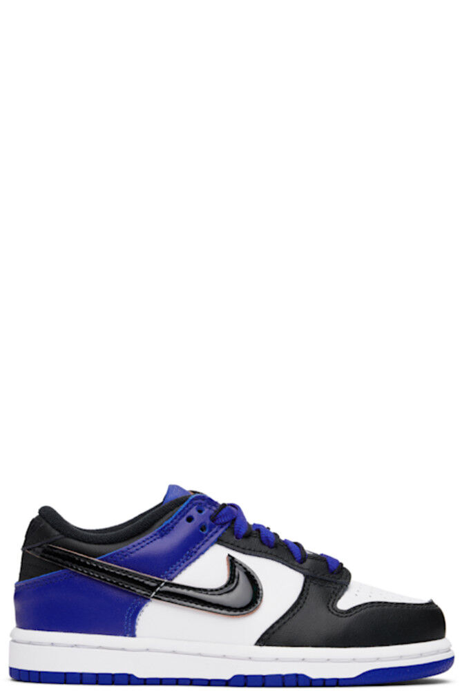 

Кроссовки Dunk Low SE для маленьких детей, белые и синие Nike