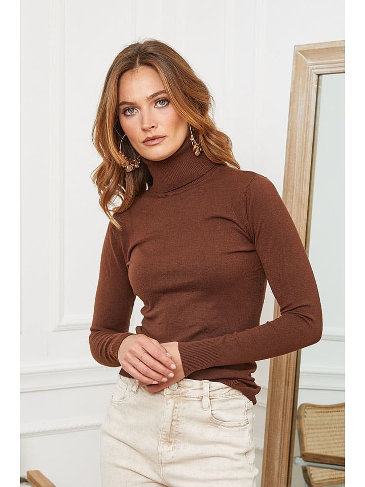 

Водолазка Buviol коричневого цвета Joséfine