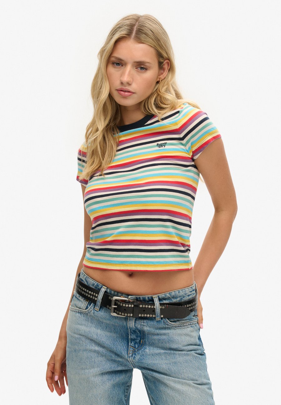

Футболка Superdry & Co VINTAGE STRIPE CROP , Pigment Yellow Stripe/Light Yellow, Желтый, Футболка Superdry & Co VINTAGE STRIPE CROP , Pigment Yellow Stripe/Light Yellow