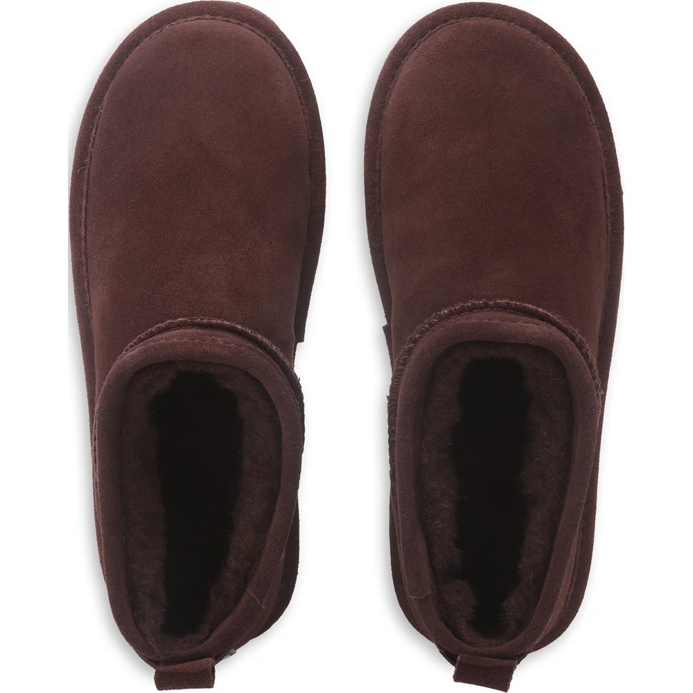 Супер короткие водонепроницаемые зимние ботинки Bearpaw, цвет walnut — фото 4