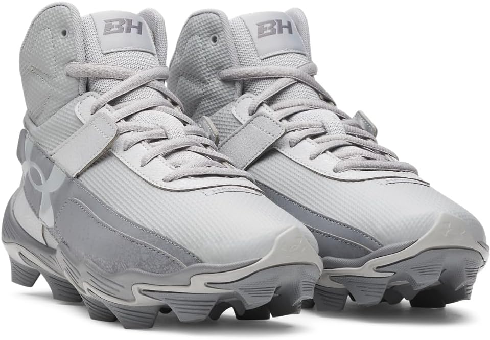 Бейсбольные бутсы Under Armour Harper 10 Rm, (076) Baseball Gray/Titan Gray/Baseball Gray — фото 2
