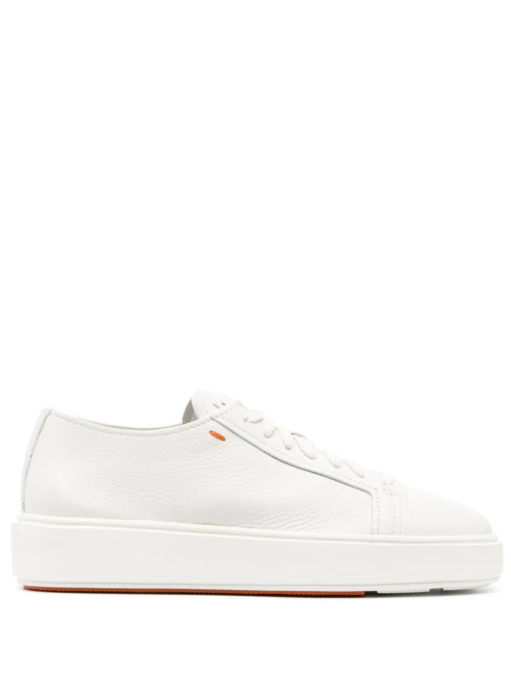 Кеды на шнуровке Santoni, белый