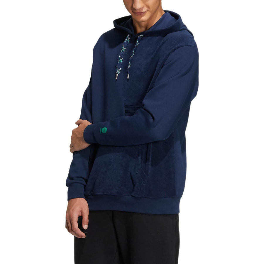 Худи adidas neo U Vbe 2 Logo, синий — фото 2