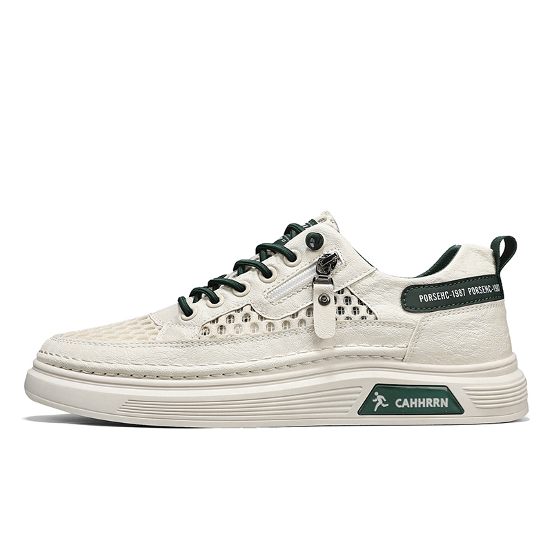 

Низкие скейтерские кроссовки мужские Frank Mully, бежевый